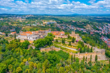 Portekiz kasabası Tomar 'da İsa Manastırı.