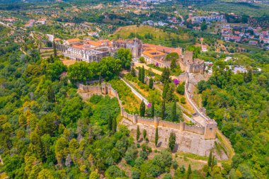 Portekiz kasabası Tomar 'da İsa Manastırı.