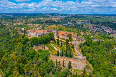 Portekiz kasabası Tomar 'da İsa Manastırı.