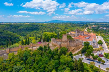 Portekiz kasabası Tomar 'da İsa Manastırı.