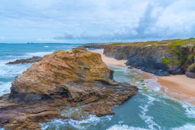 Portekiz 'de Porto Covo plajı.