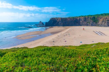 Portekiz 'deki Praia de Ohexe Manzarası.
