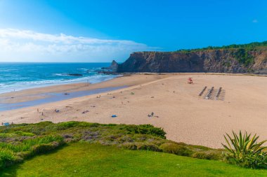 Portekiz 'deki Praia de Ohexe Manzarası.