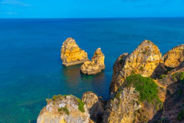 Portekiz, Lagos yakınlarındaki Ponta da Piedade uçurumları.