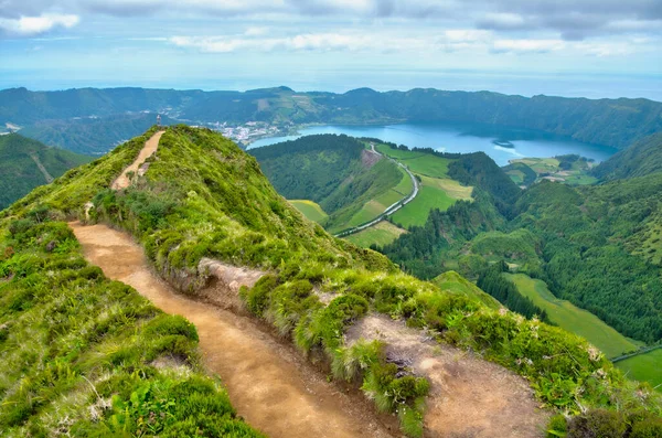 Miradouro Boca Inferno Sao Miguel Portugal — Stockfoto