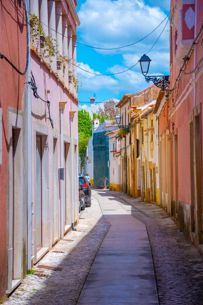 Calle Estrecha Casco Antiguo Tomar Portugal —  Fotos de Stock