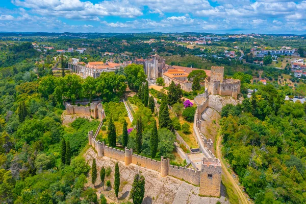 Portekiz kasabası Tomar 'da İsa Manastırı.