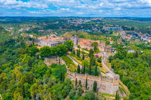 Portekiz kasabası Tomar 'da İsa Manastırı.