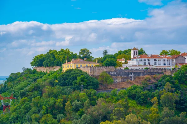 Castelo Santarém Situado Numa Colina Sobre Rio Tajo Portugal — Fotografia de Stock