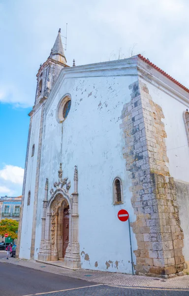 Portugál Santarem Város Óvárosának Keskeny Utcája — Stock Fotó