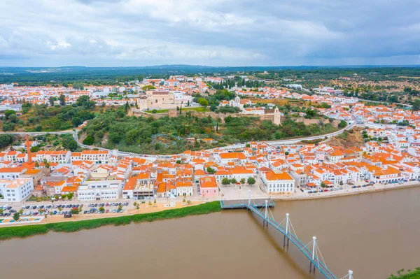 Portekiz Sal Kasabası Alcacer Havadan Görünüşü — Stok fotoğraf