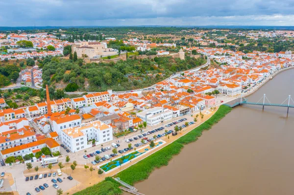 Vista Aérea Ciudad Alcacer Sal Portugal — Foto de Stock