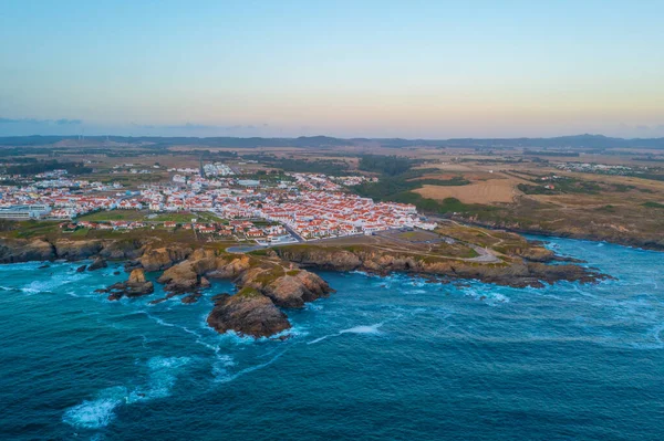 Αεροφωτογραφία Του Porto Covo Στην Πορτογαλία — Φωτογραφία Αρχείου