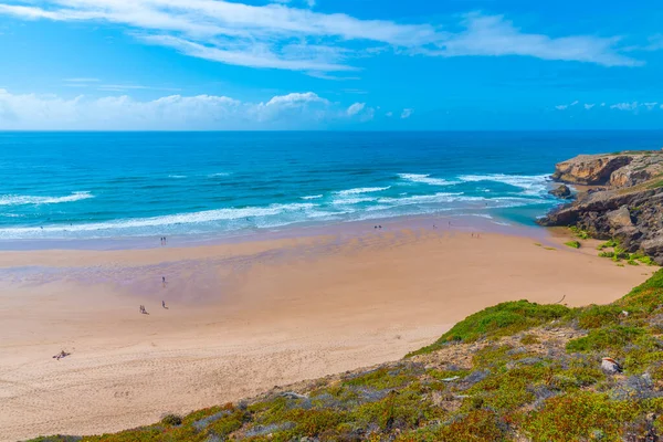 Utsikt Över Praia Monte Clerigo Portugal — Stockfoto