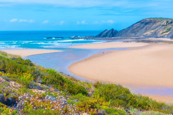 Utsikt Över Praia Amoreira Portugal — Stockfoto