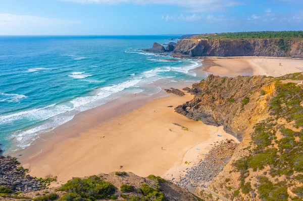 Portekiz 'deki Praia de Ohexe Manzarası.