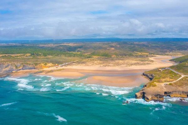 Utsikt Över Praia Amoreira Portugal — Stockfoto