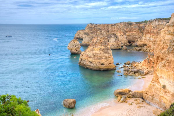 Cliffs Benagil Algarve Region Portugal — Stock Photo, Image