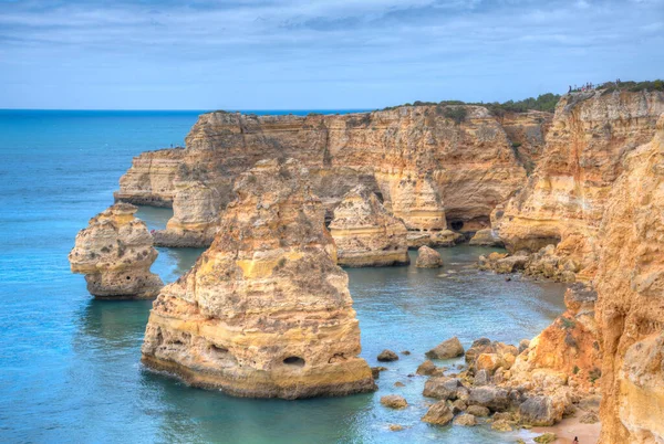 Cliffs Benagil Algarve Region Portugal — Stock Photo, Image