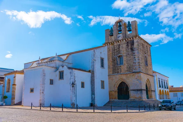 View Cathedral Portuguese Town Faro — Stock Photo, Image