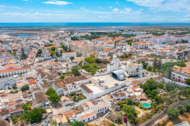 Portekiz 'in havadan görünüşü Tavira.