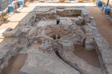 Alcacova harabeleri ve Mertola, Portekiz 'de bir İslami ev..