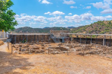 Alcacova harabeleri ve Mertola, Portekiz 'de bir İslami ev..