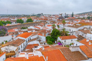 Portekiz 'in Panorama kenti Serpa.