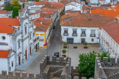Portekiz 'in Beja kentindeki katedral manzarası.