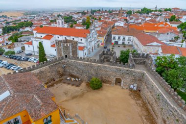 Portekiz 'in Beja kentinin manzarası.