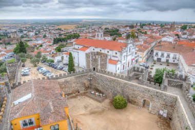 Portekiz 'in Beja kentinin manzarası.