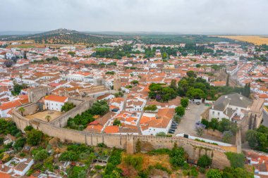 Portekiz 'in Panorama kenti Serpa.