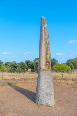 Portekiz 'de Menir da Bulhoa.
