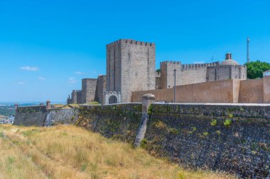 Portekiz, Elvas 'taki şato manzarası.