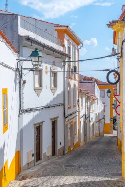 Portekiz 'in dar sokakları Portalegre.