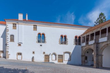 Portekiz 'in Evora kasabasında Paco de Sao Miguel.