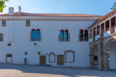 Portekiz 'in Evora kasabasında Paco de Sao Miguel.