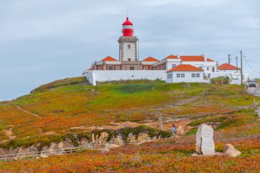 Portekiz Cabo da Roca deniz feneri.