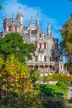 Portekiz, Sintra 'daki Quinta da Regaleira Sarayı' nın ana binası..
