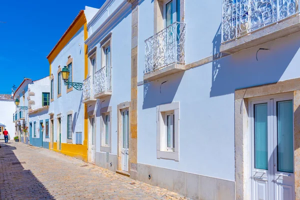 Calle Estrecha Casco Antiguo Ciudad Portuguesa Faro — Foto de Stock