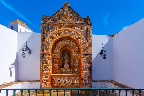 Altaar Versierd Met Schedels Kathedraal Van Faro — Stockfoto