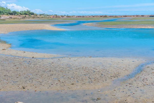 Portekiz 'deki Ria Formosa Ulusal Parkı' nın bataklıkları.
