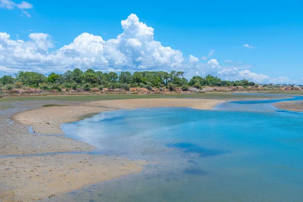 Portekiz 'deki Ria Formosa Ulusal Parkı' nın bataklıkları.
