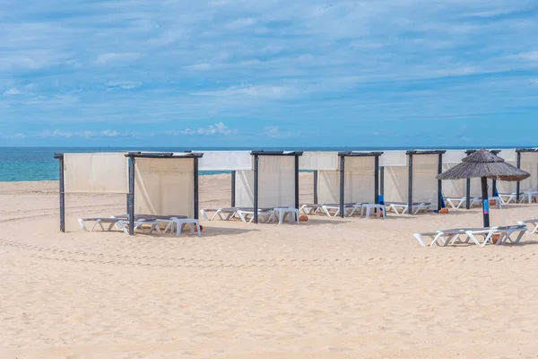 Portekiz 'deki Ilha de Tavira' da güneşlik..