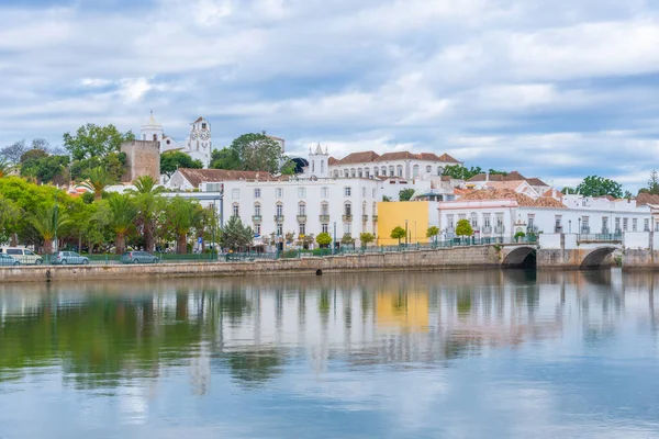 Panorama Cidade Tavira Portugal — Fotografia de Stock