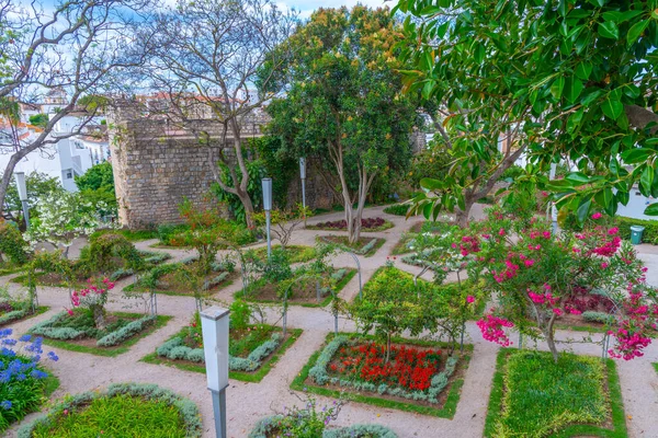 Castillo Tavira Con Jardín Interior Portugal —  Fotos de Stock