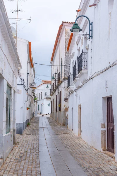 Rue Étroite Dans Ville Portugaise Serpa — Photo