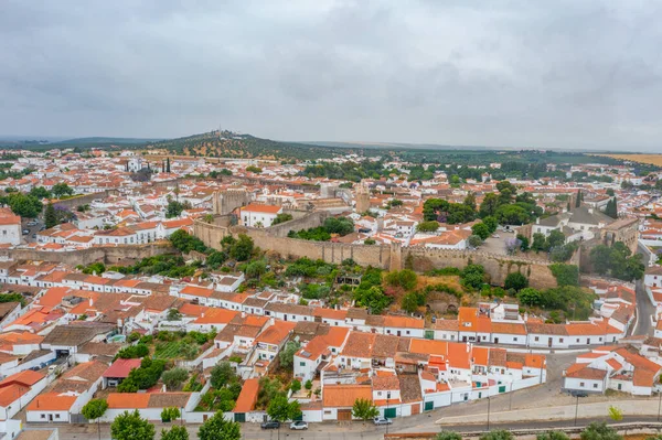 Portekiz 'in Panorama kenti Serpa.