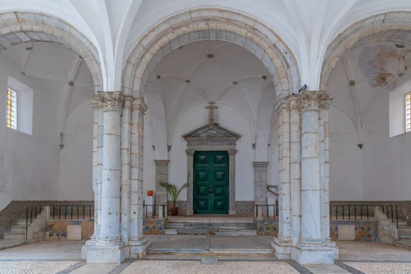 White Portico Portuguese Town Beja — стоковое фото