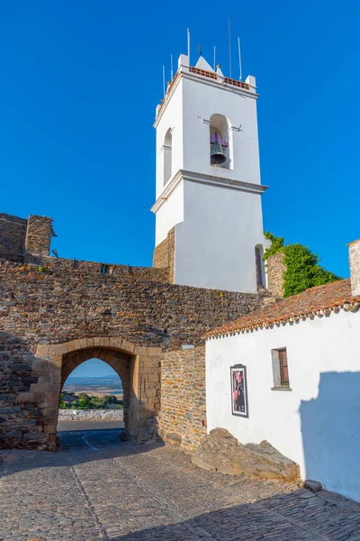 Věž Zvonice Portugalském Městě Monsaraz — Stock fotografie